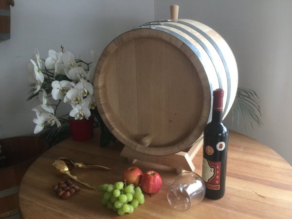 Weinfass Holzfass 50 Liter als Lagerfass und Eichenfass für Rum, Whisky und Distillat geeignet